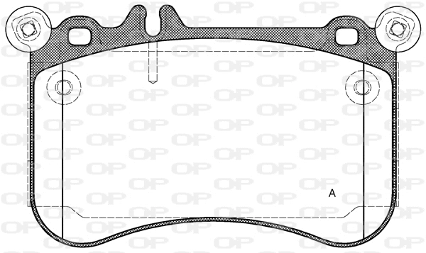 Brake Pad Set, disc brake (BPA1465.00)