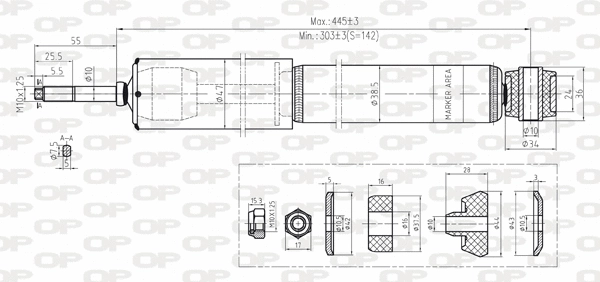 Shock Absorber (SAB8153.32)