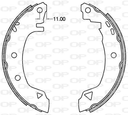 Brake Shoe Set (BSA2097.00)