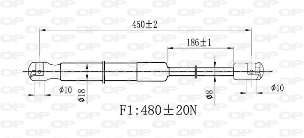 Gas Spring, boot/cargo area