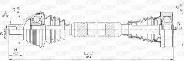 Drive Shaft (DRS6419.00)
