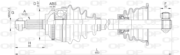 Drive Shaft (DRS6285.00)