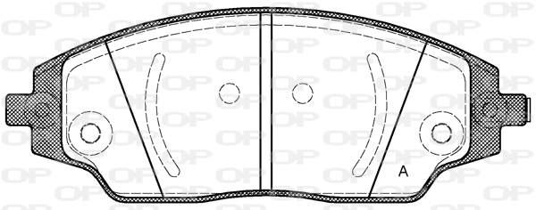 Brake Pad Set, disc brake (BPA1537.02)