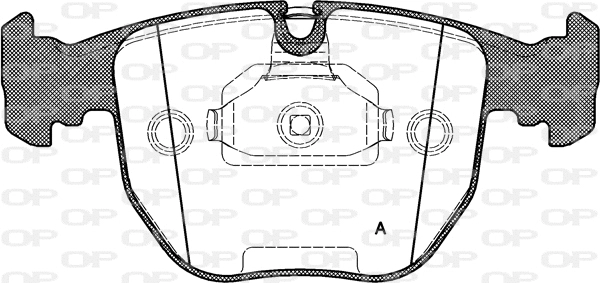 Brake Pad Set, disc brake (BPA0596.10)