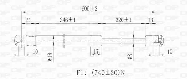 Gas Spring, boot/cargo area