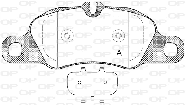 Brake Pad Set, disc brake (BPA1366.00)