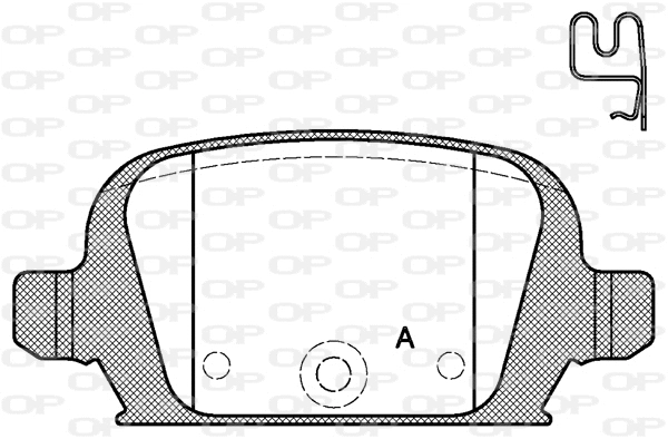 Brake Pad Set, disc brake (BPA0835.02)