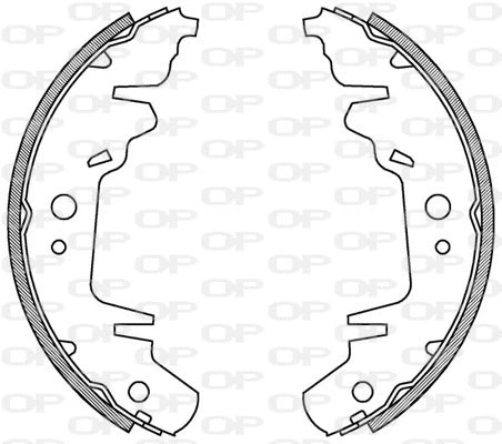 Brake Shoe Set (BSA2004.00)