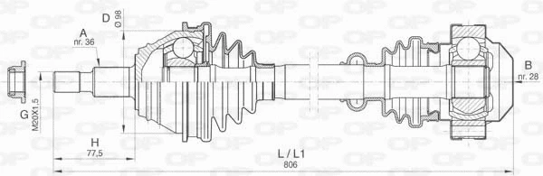 Drive Shaft (DRS6410.00)