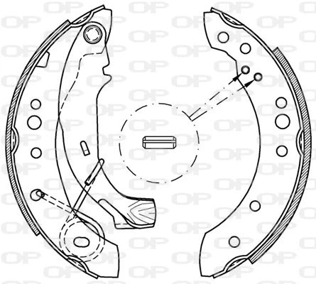 Brake Shoe Set (BSA2077.00)