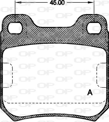 Brake Pad Set, disc brake (BPA0239.00)