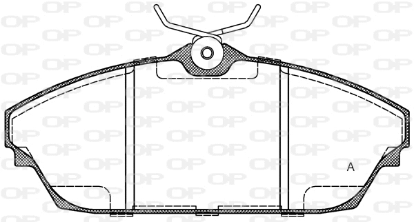 Brake Pad Set, disc brake (BPA1504.00)