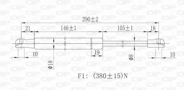 Gas Spring, boot/cargo area