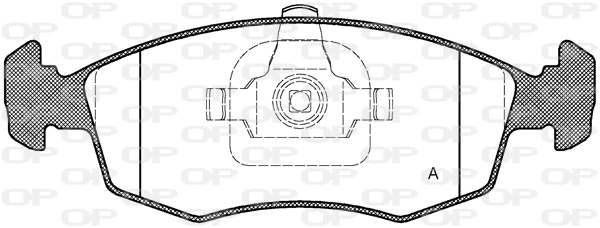 Brake Pad Set, disc brake (BPA0172.35)