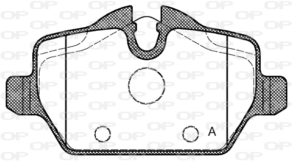 Brake Pad Set, disc brake (BPA1132.00)