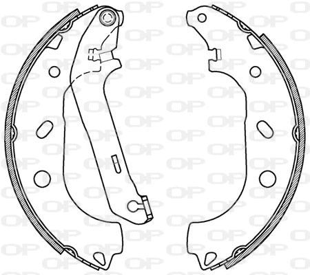 Brake Shoe Set (BSA2090.00)