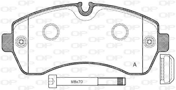 Brake Pad Set, disc brake (BPA1243.00)