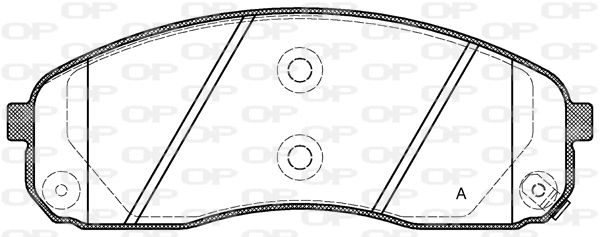 Brake Pad Set, disc brake (BPA1244.02)