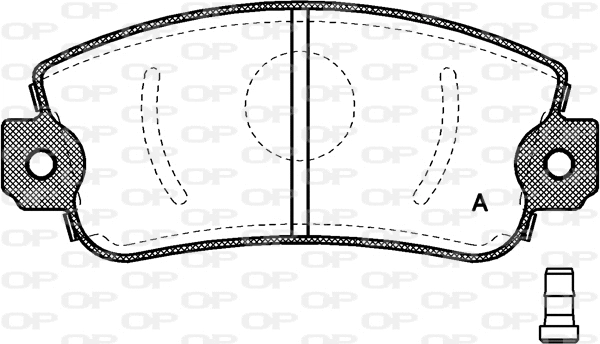 Brake Pad Set, disc brake (BPA0372.02)