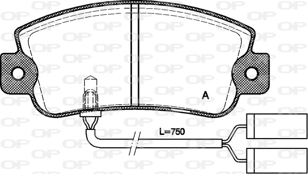 Brake Pad Set, disc brake (BPA0025.22)