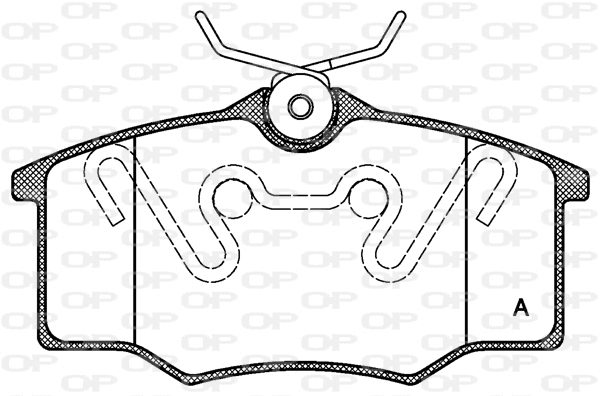 Brake Pad Set, disc brake (BPA0846.00)