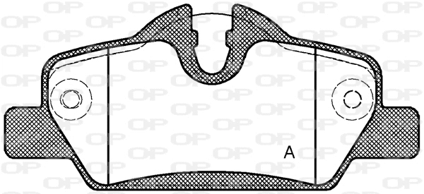 Brake Pad Set, disc brake (BPA1600.00)