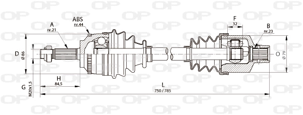 Drive Shaft (DRS6101.00)