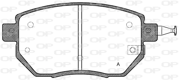 Brake Pad Set, disc brake (BPA0985.02)