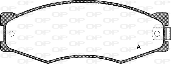 Brake Pad Set, disc brake (BPA0184.02)