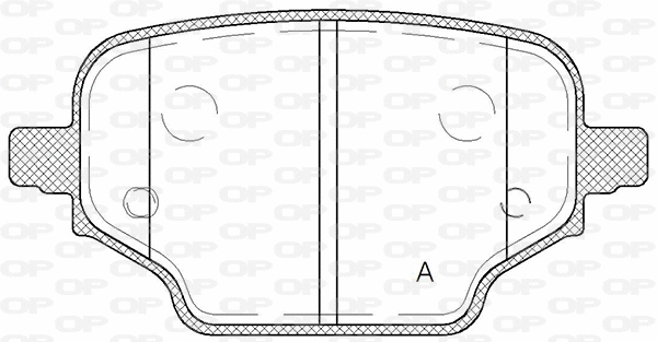 Brake Pad Set, disc brake (BPA1837.00)