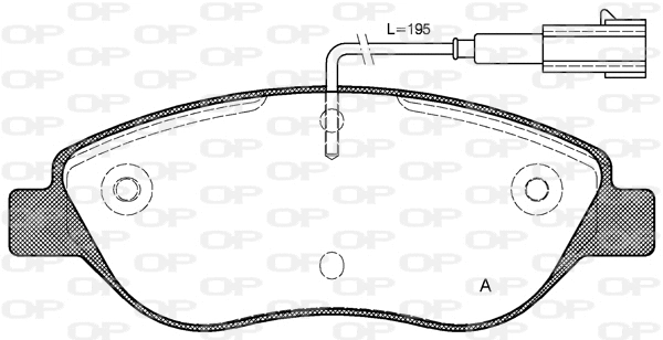Brake Pad Set, disc brake (BPA0860.01)