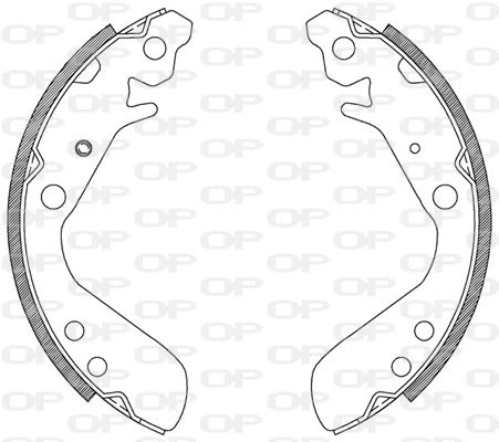 Brake Shoe Set (BSA2082.00)