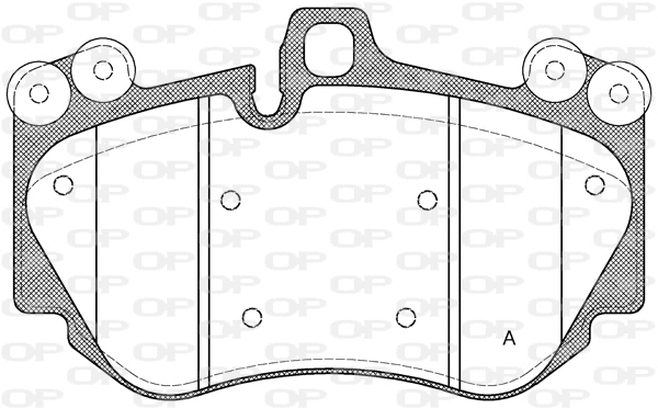 Brake Pad Set, disc brake (BPA1140.00)