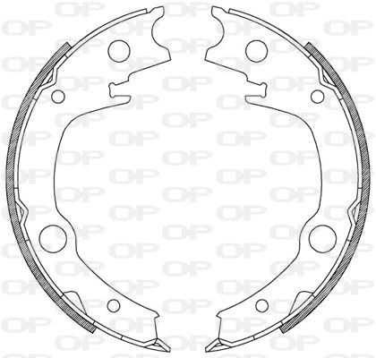 Brake Shoe Set (BSA2207.00)