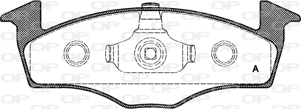 Brake Pad Set, disc brake (BPA0609.00)