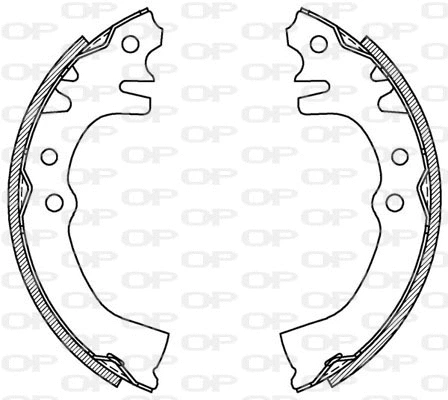 Brake Shoe Set (BSA2081.00)