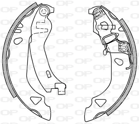 Brake Shoe Set (BSA2131.00)