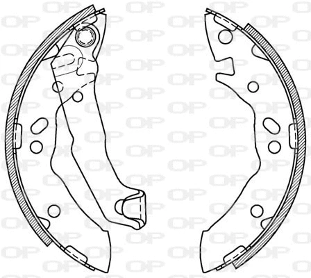 Brake Shoe Set (BSA2056.00)