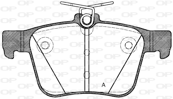 Brake Pad Set, disc brake (BPA1516.10)