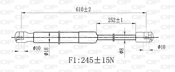 Gas Spring, boot/cargo area
