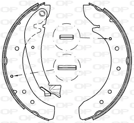 Brake Shoe Set (BSA2202.00)