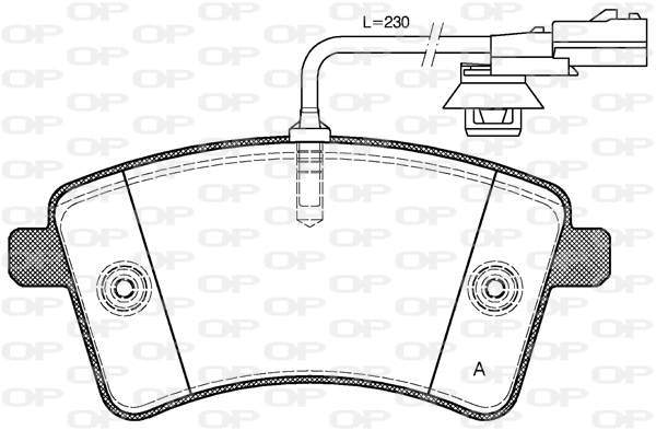 Brake Pad Set, disc brake (BPA1351.01)