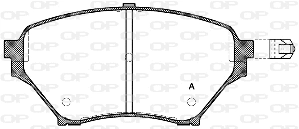 Brake Pad Set, disc brake (BPA0850.02)