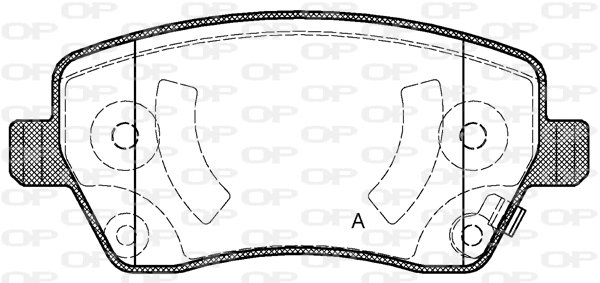Brake Pad Set, disc brake (BPA0987.02)