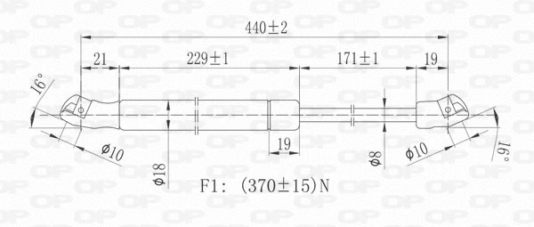 Gas Spring, boot/cargo area