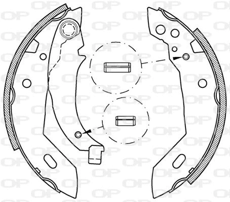 Brake Shoe Set (BSA2041.00)