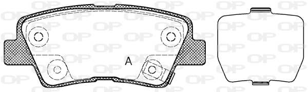 Brake Pad Set, disc brake (BPA1362.02)