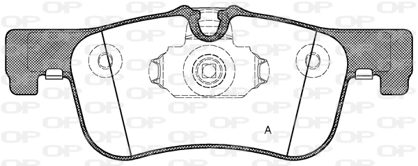 Brake Pad Set, disc brake (BPA1478.10)