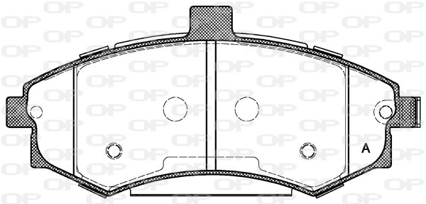 Brake Pad Set, disc brake (BPA0893.02)