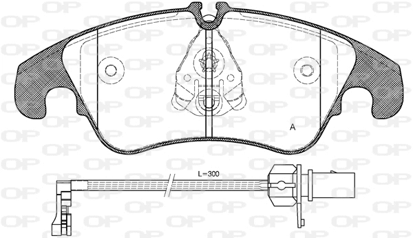 Brake Pad Set, disc brake (BPA1304.31)